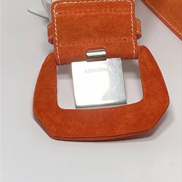 Agnona Covered Buckle Suede Corset Belt size 85/34” main image 5